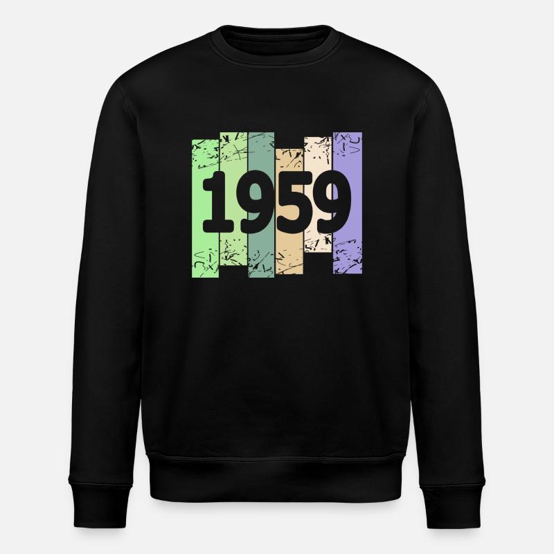 1959 - Stanley/Stella Unisex Bio-Sweatshirt ROLLER - Schwarz