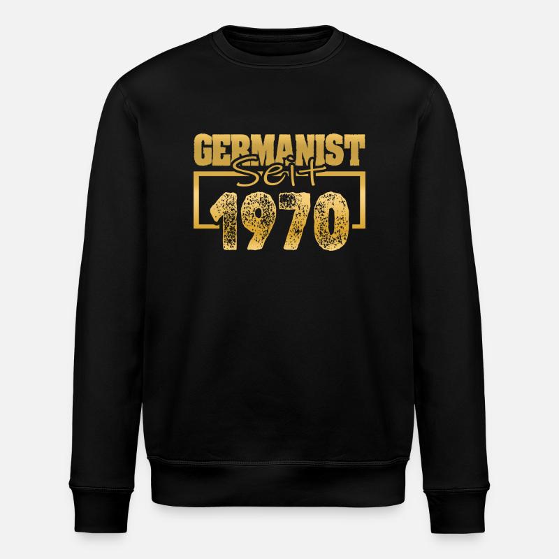 1970 - Stanley/Stella Unisex Bio-Sweatshirt ROLLER - Schwarz