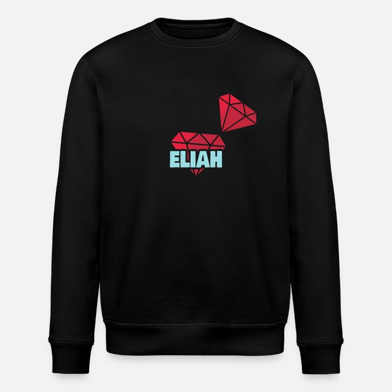 Elijah as Precious - Stanley/Stella ROLLER Unisex Organic Sweatshirt - black