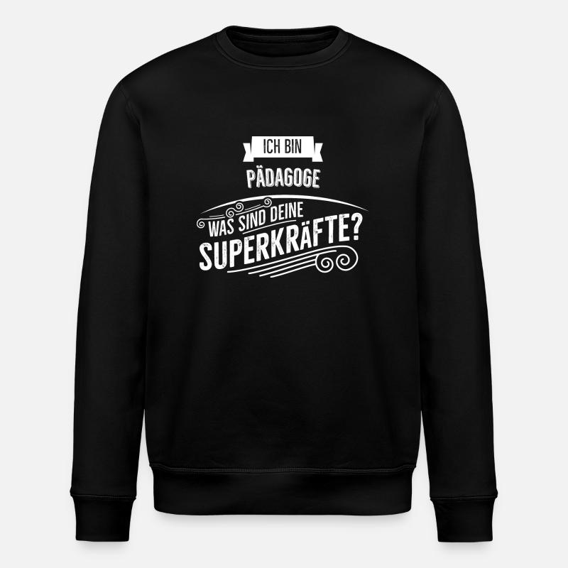 Paedagoge - Stanley/Stella Unisex Bio-Sweatshirt ROLLER - Schwarz