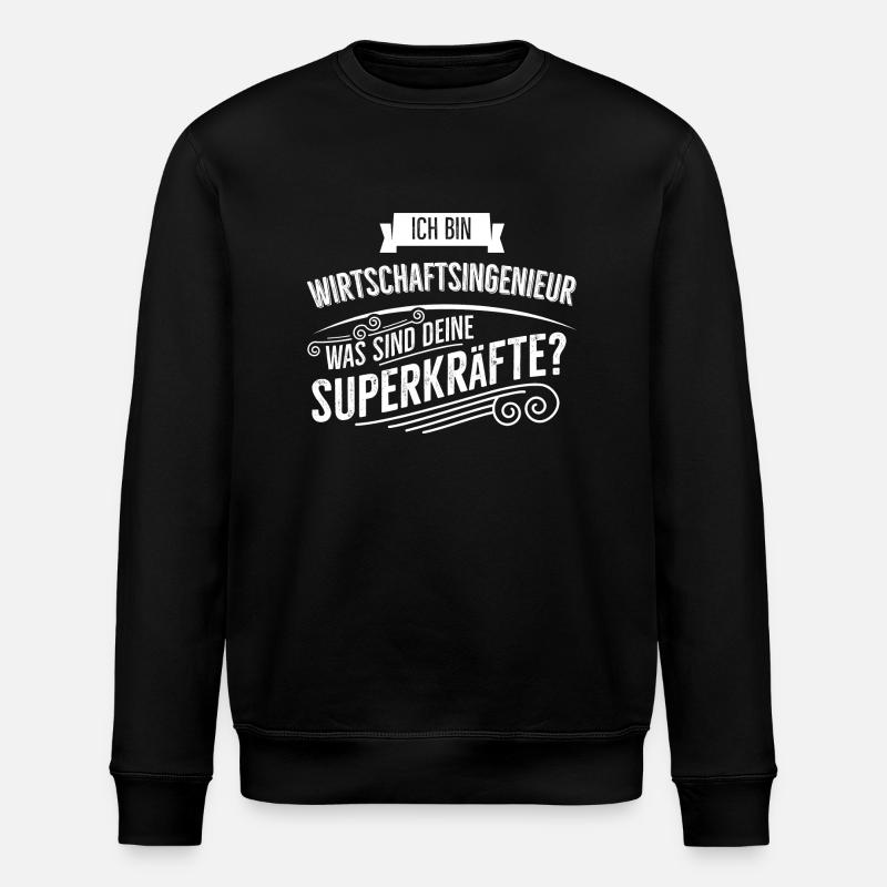 Wirtschaftsingenieur - Stanley/Stella Unisex Bio-Sweatshirt ROLLER - Schwarz