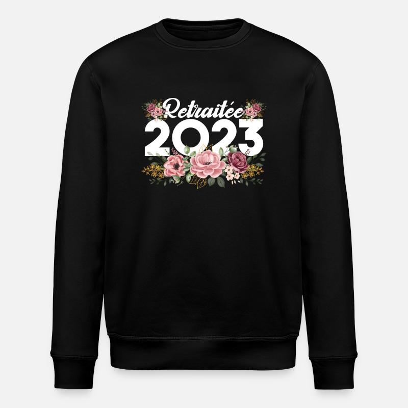 Retraitée 2023 - Sweat bio ROLLER Stanley/Stella Unisexe - noir