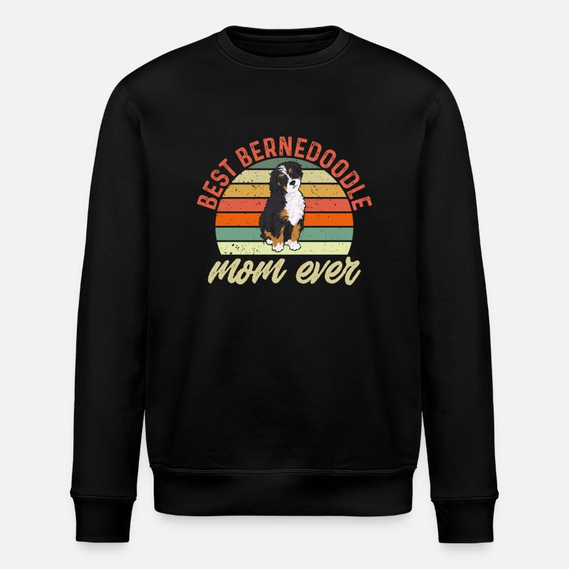 Chien Bernedoodle - Sweat bio ROLLER Stanley/Stella Unisexe - noir