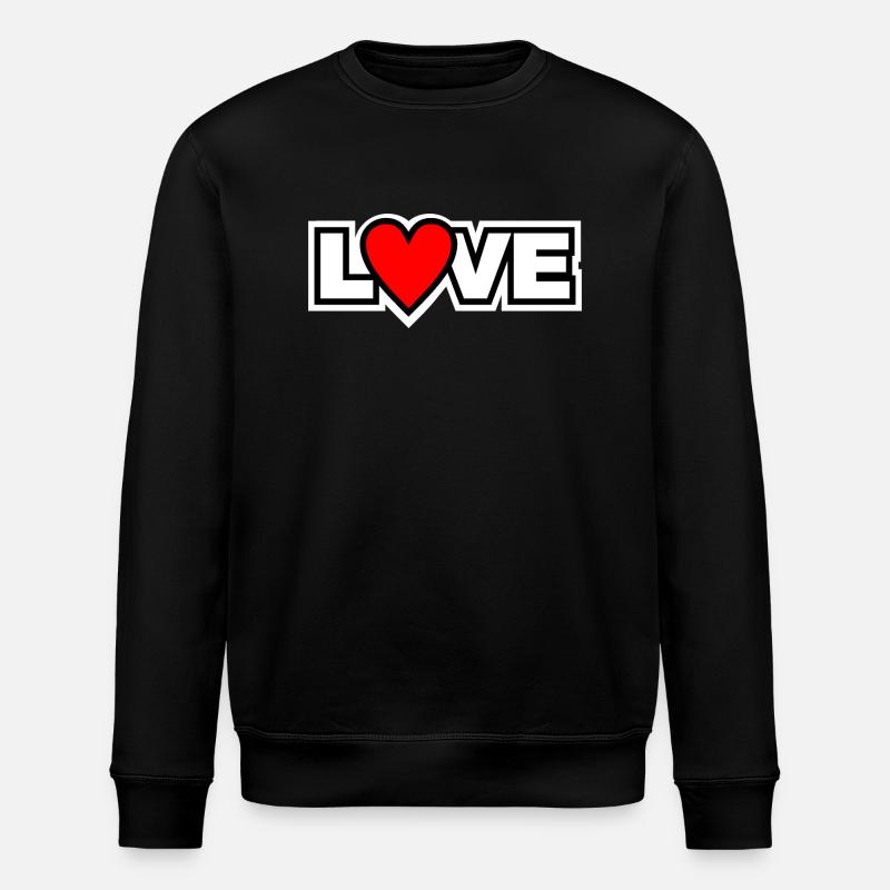 Amour - Sweat bio ROLLER Stanley/Stella Unisexe - noir