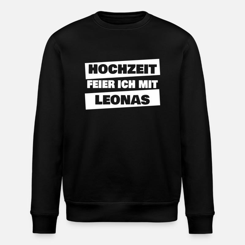Bachelor Party Leonas - Stanley/Stella ROLLER Unisex Organic Sweatshirt - black