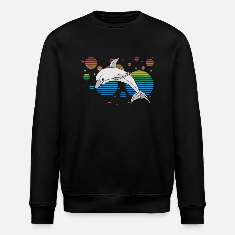 Delfin - Stanley/Stella Unisex Bio-Sweatshirt ROLLER - Schwarz