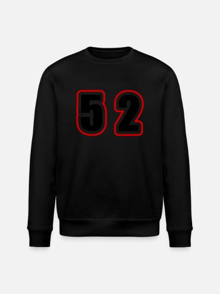 53 Number College - Stanley/Stella ROLLER Unisex Organic Sweatshirt - black