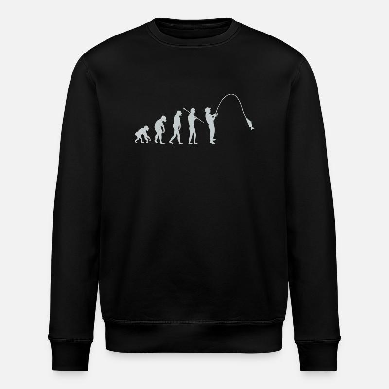 fishing evolution - Stanley/Stella Unisex Bio-Sweatshirt ROLLER - Schwarz