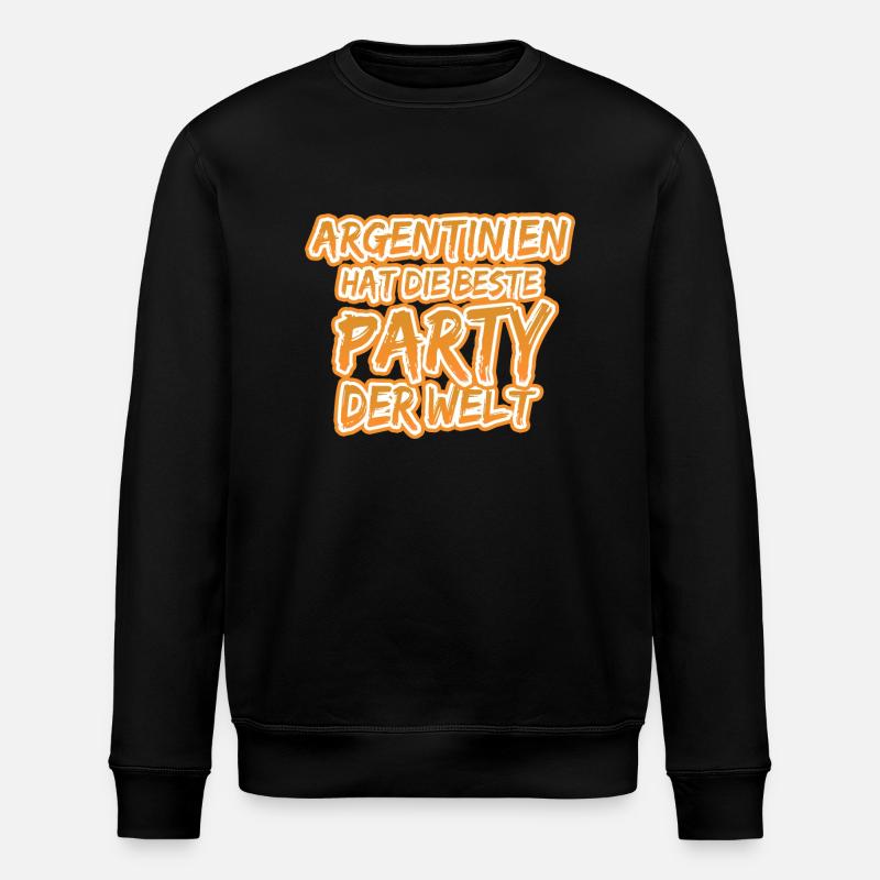 Gift for Argentina - Stanley/Stella ROLLER Unisex Organic Sweatshirt - black