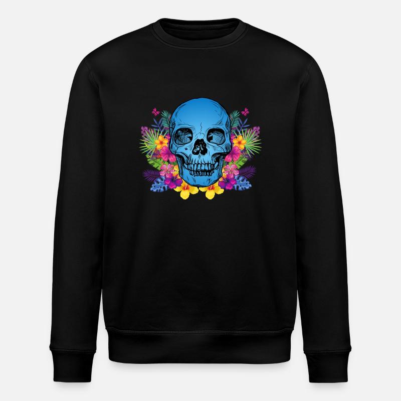 Flower Head - Stanley/Stella Unisex Bio-Sweatshirt ROLLER - Schwarz