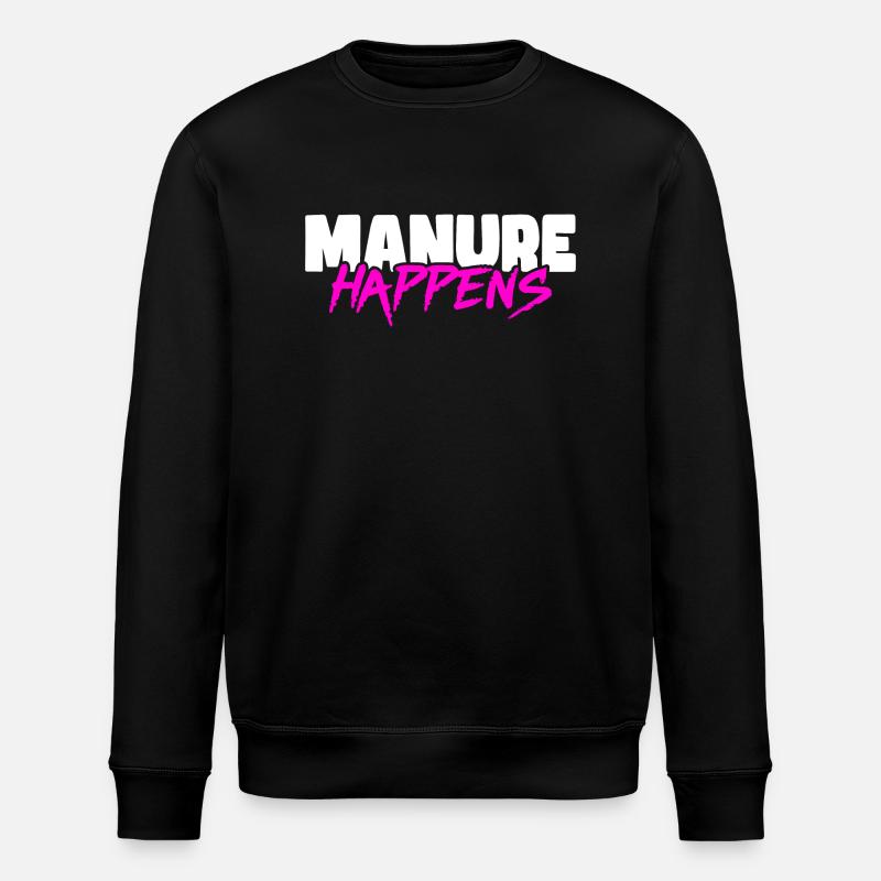 Damn Happens - Conception drôle d’agriculteur - Sweat bio ROLLER Stanley/Stella Unisexe - noir