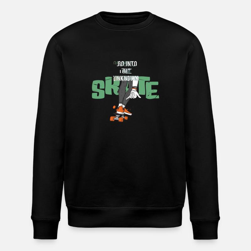 Skateboard - Stanley/Stella Unisex Bio-Sweatshirt ROLLER - Schwarz