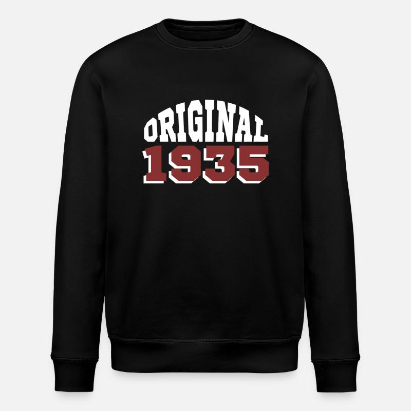 Original 1935 - Stanley/Stella Unisex Bio-Sweatshirt ROLLER - Schwarz