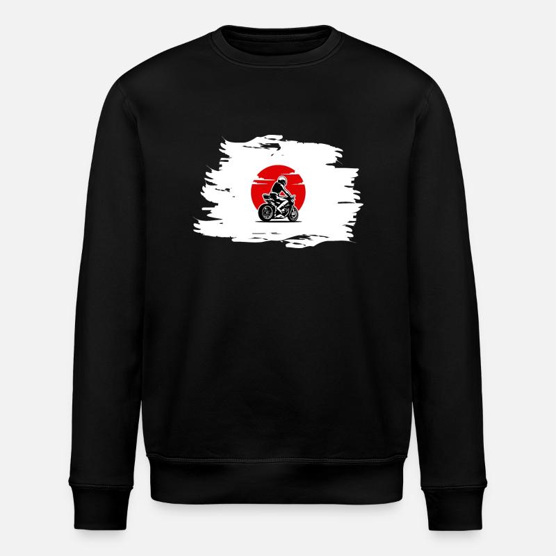 Moto Japan-Stil - Stanley/Stella Unisex Bio-Sweatshirt ROLLER - Schwarz