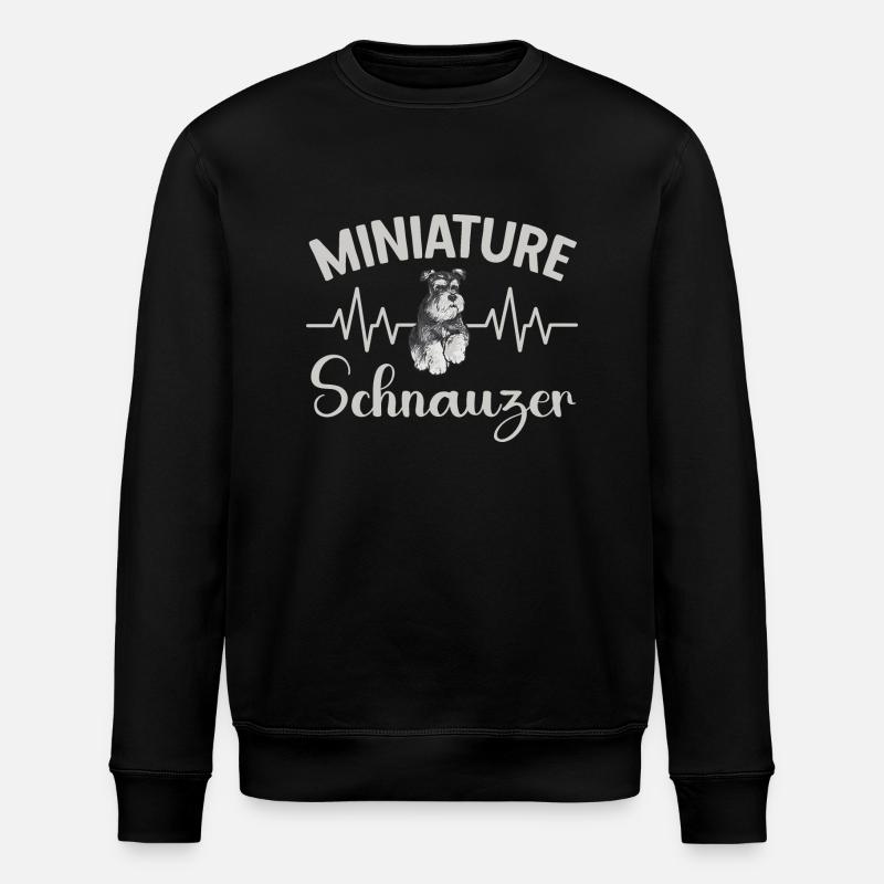Schnauzer nain Chien Schnauzer - Sweat bio ROLLER Stanley/Stella Unisexe - noir