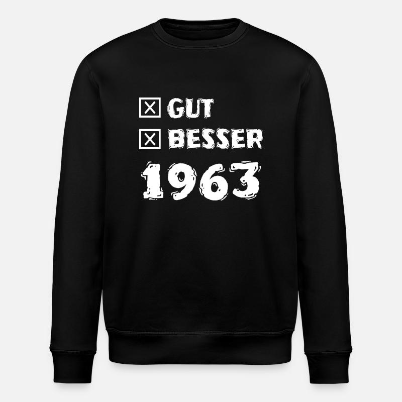 Gut 1963 - Stanley/Stella Unisex Bio-Sweatshirt ROLLER - Schwarz