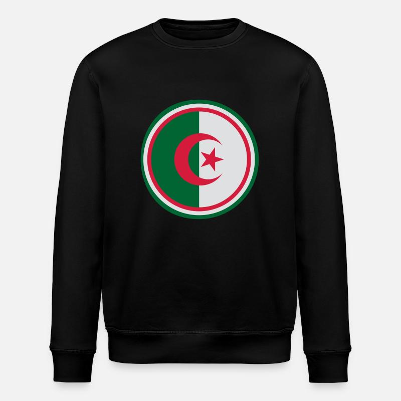 algerien - Stanley/Stella Unisex Bio-Sweatshirt ROLLER - Schwarz