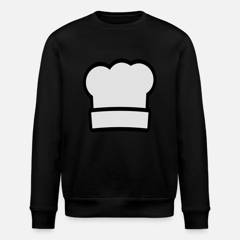 Kochmütze - Stanley/Stella Unisex Bio-Sweatshirt ROLLER - Schwarz