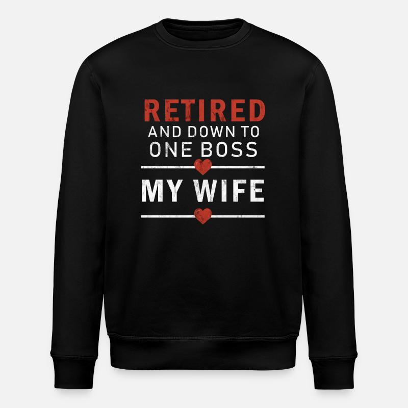 pensioner - Stanley/Stella ROLLER Unisex Organic Sweatshirt - black