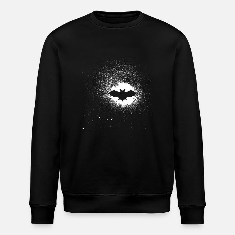 bat - Stanley/Stella ROLLER Unisex Organic Sweatshirt - black