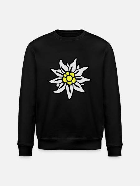Edelweiss - - Wiesn - - Stanley/Stella ROLLER Unisex Organic Sweatshirt - black
