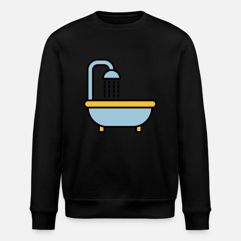 Baignoire - Sweat bio ROLLER Stanley/Stella Unisexe - noir