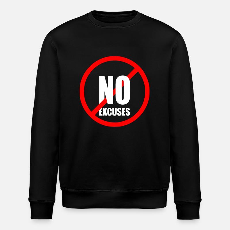 No excuses - Sweat bio ROLLER Stanley/Stella Unisexe - noir