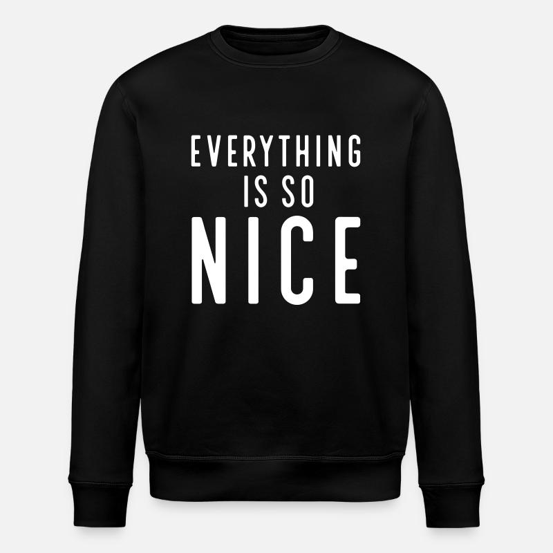 Lustige Sprüche - Stanley/Stella Unisex Bio-Sweatshirt ROLLER - Schwarz
