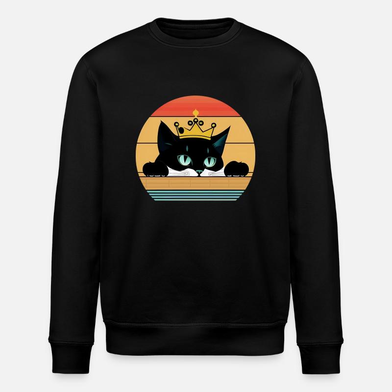 chat - Sweat bio ROLLER Stanley/Stella Unisexe - noir
