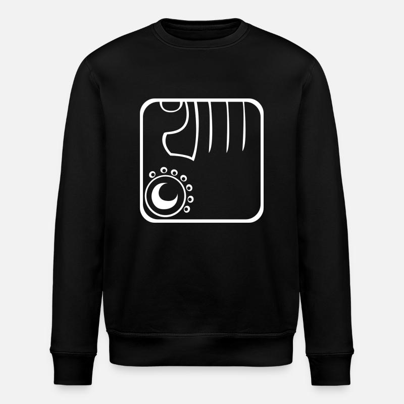 7 Kin Maya Main WHT - Sweat bio ROLLER Stanley/Stella Unisexe - noir