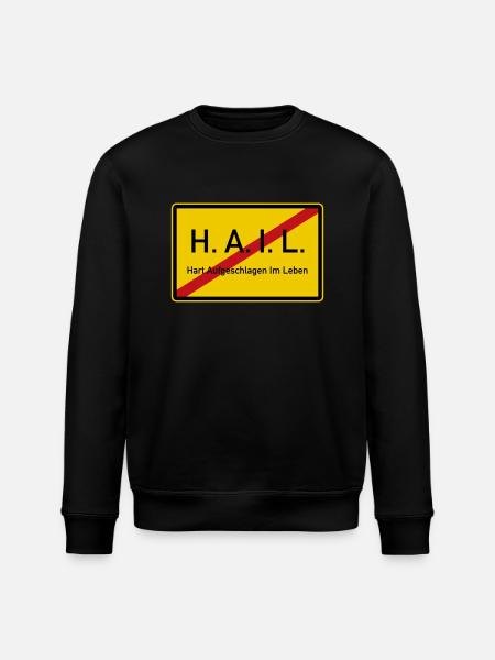HAIL verlassen - Stanley/Stella Unisex Bio-Sweatshirt ROLLER - Schwarz