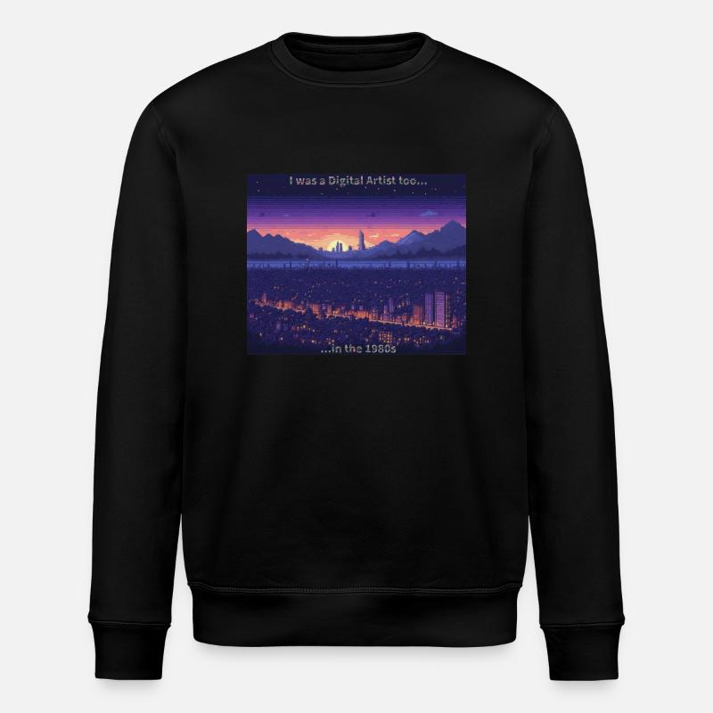 Artiste rétro - Sweat bio ROLLER Stanley/Stella Unisexe - noir