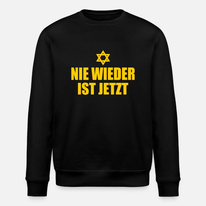 Nie wieder ist jetzt - Sweat bio ROLLER Stanley/Stella Unisexe - noir