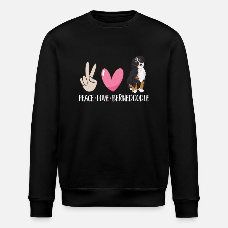 Chien Bernedoodle - Sweat bio ROLLER Stanley/Stella Unisexe - noir