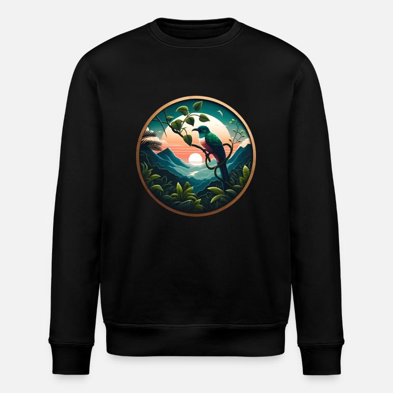 Quetzal - Stanley/Stella Unisex Bio-Sweatshirt ROLLER - Schwarz