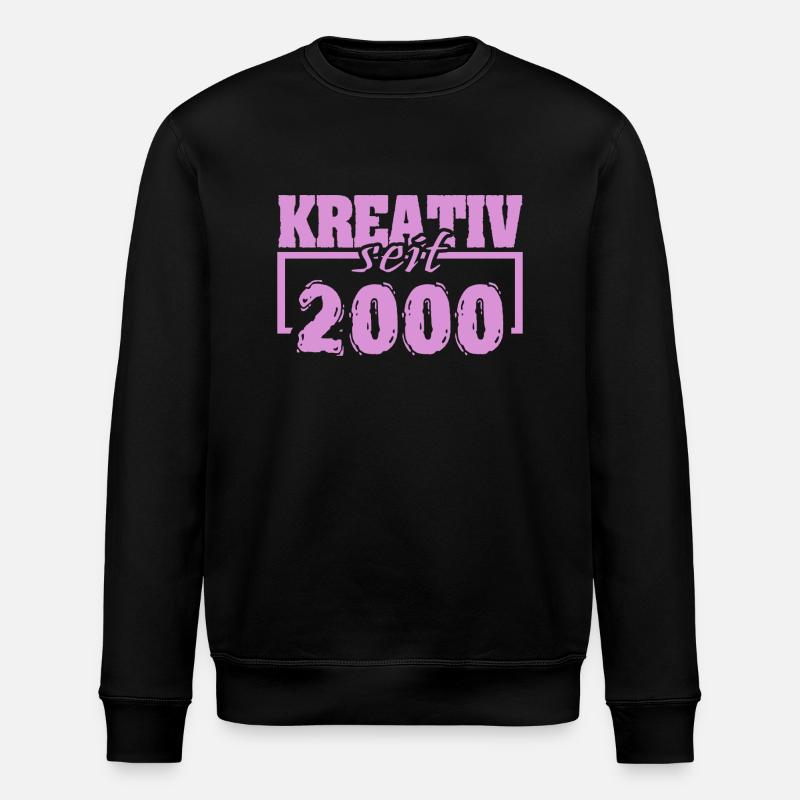 2000 2000 - Stanley/Stella ROLLER Unisex Organic Sweatshirt - black