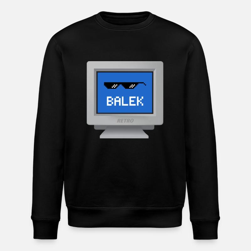CRT design - "Balek" - Sweat bio ROLLER Stanley/Stella Unisexe - noir