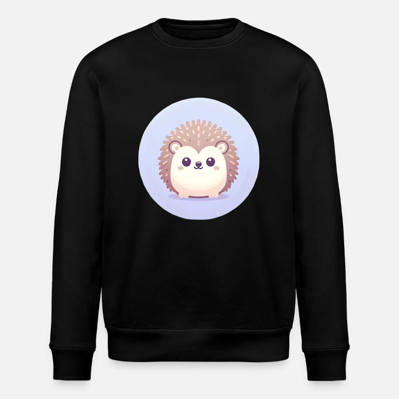 hérisson dessin animé illustration - Sweat bio ROLLER Stanley/Stella Unisexe - noir