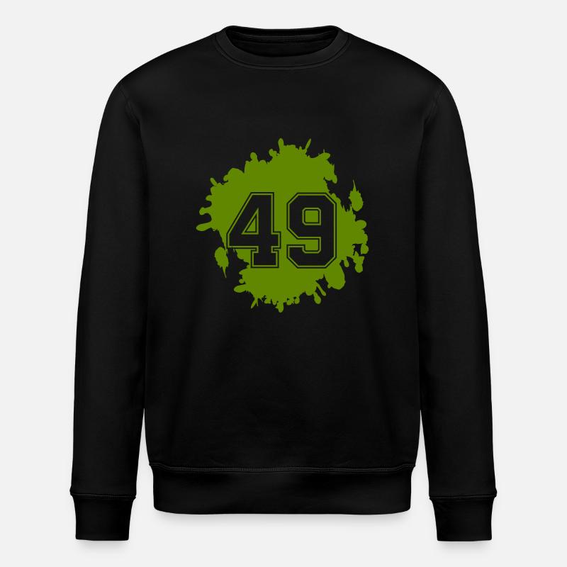 klecks 49 - Stanley/Stella Unisex Bio-Sweatshirt ROLLER - Schwarz