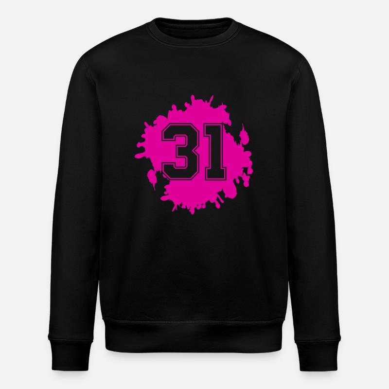 klecks 31 - Stanley/Stella Unisex Bio-Sweatshirt ROLLER - Schwarz