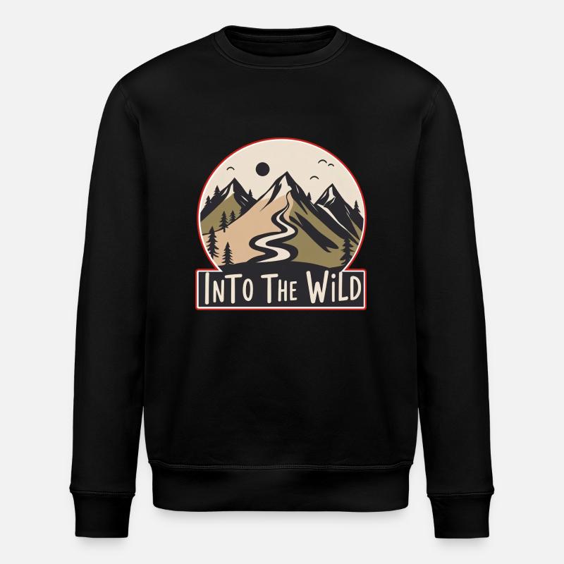 IntoTheWild - Stanley/Stella Unisex Bio-Sweatshirt ROLLER - Schwarz