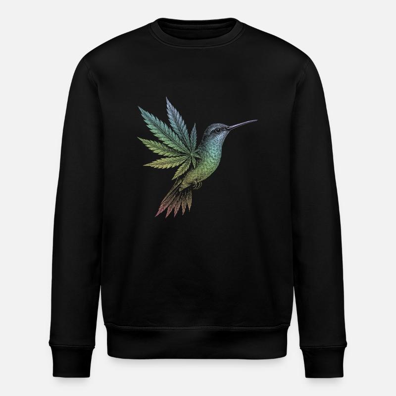Kolibri - Stanley/Stella Unisex Bio-Sweatshirt ROLLER - Schwarz
