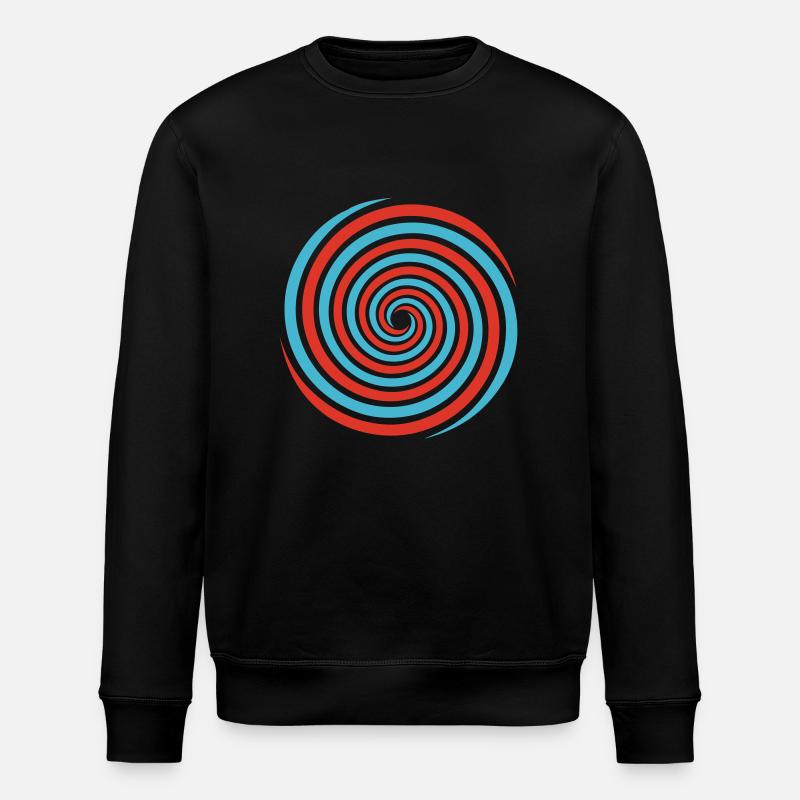 spirale2farben2 - Stanley/Stella Unisex Bio-Sweatshirt ROLLER - Schwarz