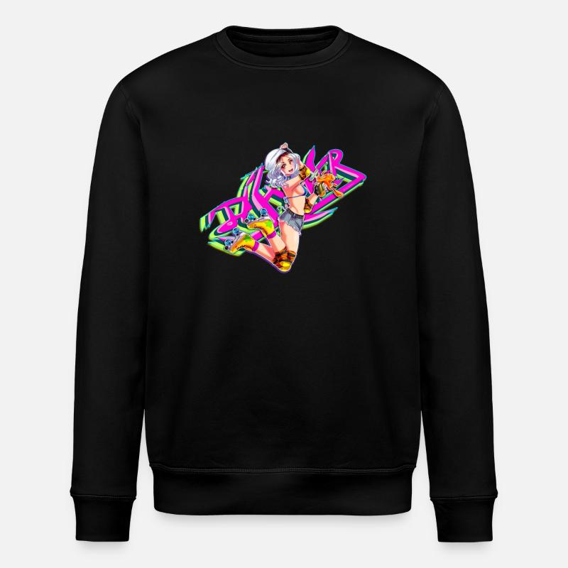 Roller skating - Sweat bio ROLLER Stanley/Stella Unisexe - noir