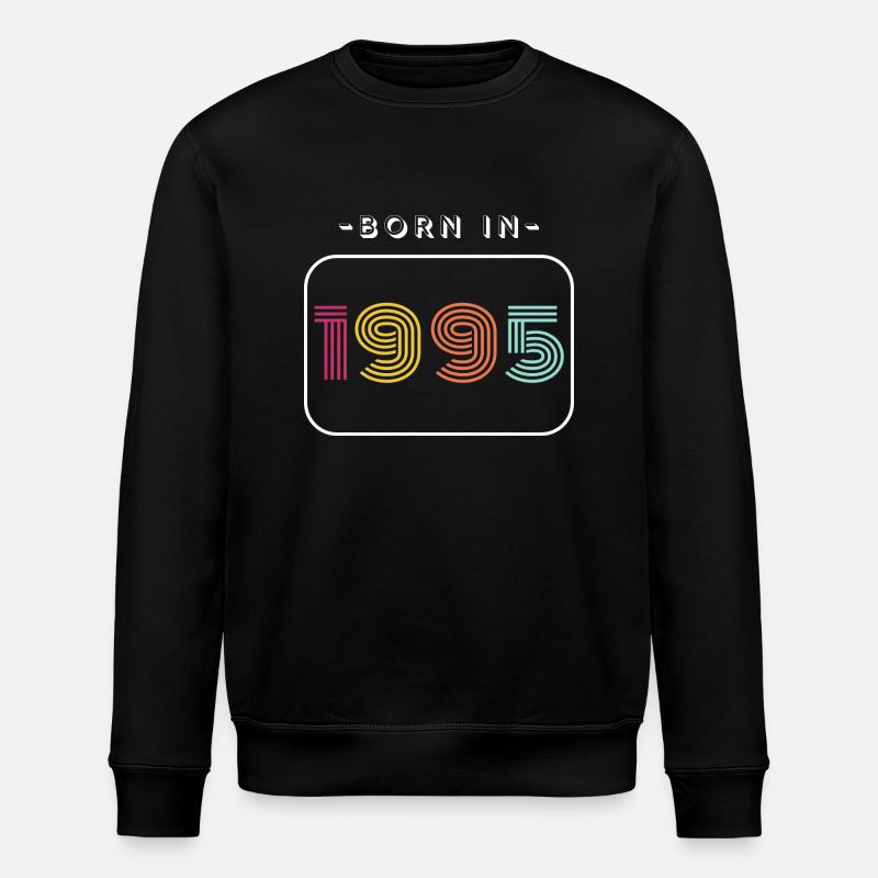 Date de naissance 1995 - Sweat bio ROLLER Stanley/Stella Unisexe - noir