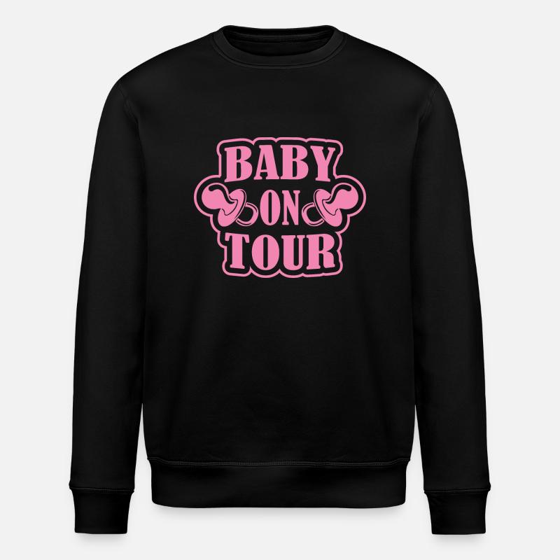 Bébé en tournée - Sweat bio ROLLER Stanley/Stella Unisexe - noir