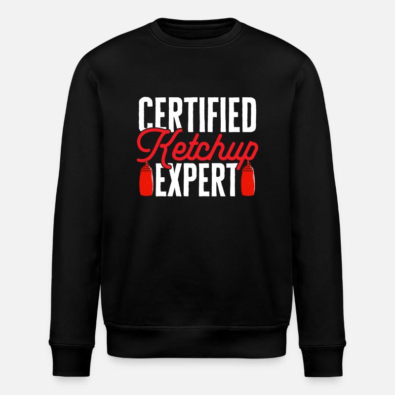 Ketchup Tomato ketchup - Stanley/Stella ROLLER Unisex Organic Sweatshirt - black