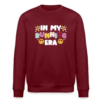 Läufer Sprint - Stanley/Stella Unisex Bio-Sweatshirt ROLLER - Burgunderrot - Vorne - Nik (191cm)