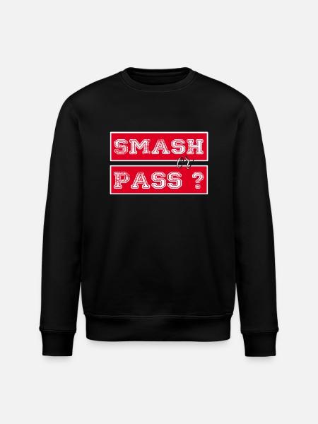 Smash or Pass - Stanley/Stella Unisex Bio-Sweatshirt ROLLER - Schwarz