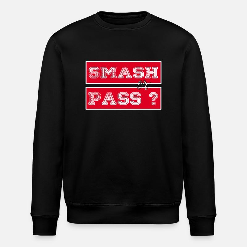 Smash or Pass - Stanley/Stella Unisex Bio-Sweatshirt ROLLER - Schwarz